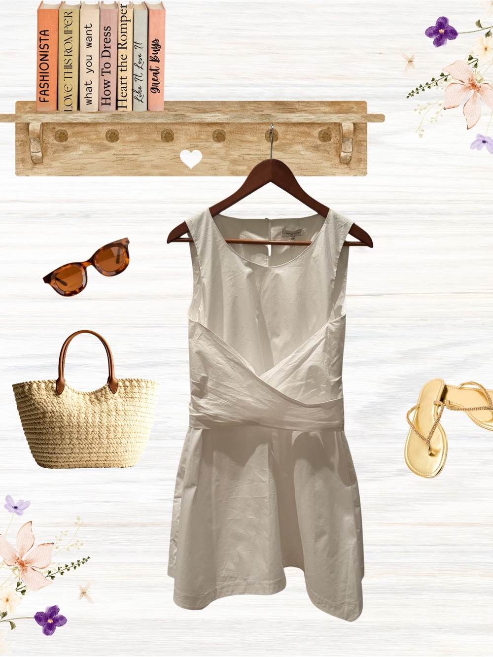 Rebecca Taylor 100% Cotton White Romper - Size 6 -NWT